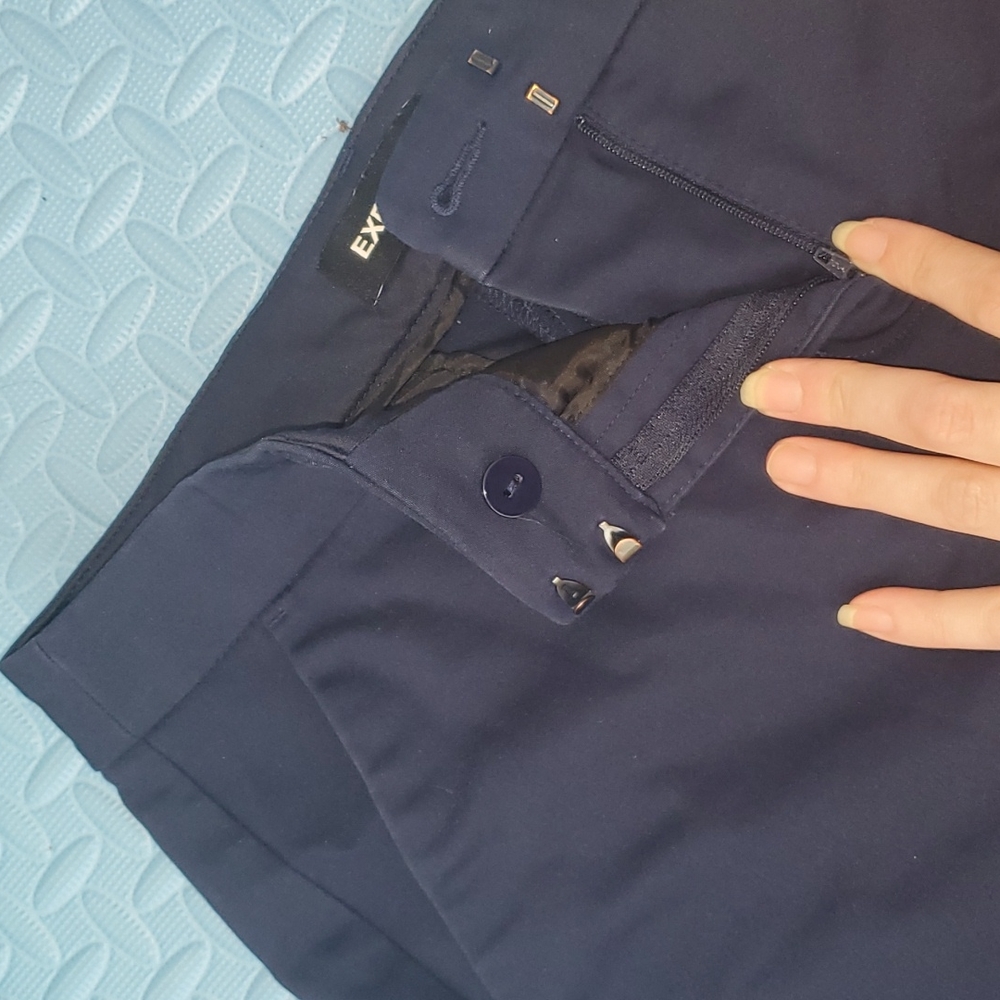 Express Columnist Barely Boot Mid Rise Pants - image 3